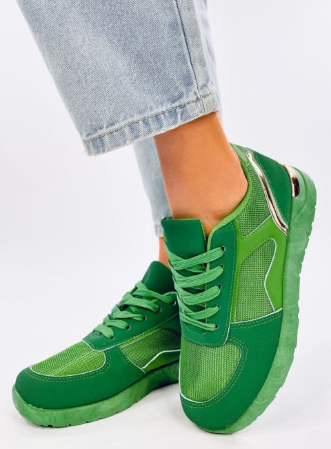 Sneakersy damskie leciutkie DOLEH GREEN