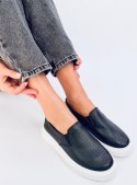 Trampki slip-on ażurowe TOWNS BLACK