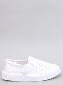 Trampki slip-on ażurowe TOWNS WHITE