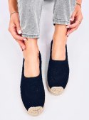 Ażurowe espadryle baleriny DAGONEI BLACK