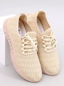 Buty sportowe skarpetkowe BARKES BEIGE