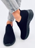 Buty sportowe skarpetkowe SUARE ALLBLACK