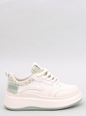 Sneakersy damskie pastelowe MOTIMES BEIGE GREEN