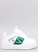 Sneakersy na platformie STERRY WHITE GREEN