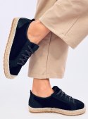 Trampki espadryle FELIX BLACK