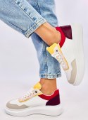 Buty sportowe damskie DORY BURGUNDY