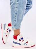 Buty sportowe za kostkę PALL WHITE RED