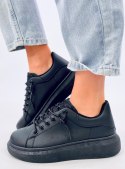 Sneakersy na koturnie BRANS ALL BLACK