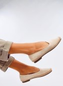 Baleriny espadryle damskie BALLOT BEIGE