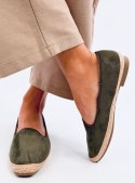 Baleriny espadryle damskie BALLOT OLIVE