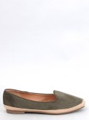 Baleriny espadryle damskie BALLOT OLIVE