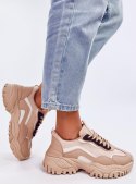 Sneakersy damskie LAMMES KHAKI