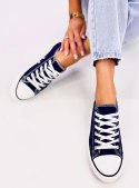 Trampki damskie klasyczne BASIC D.BLUE / NAVY