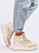 Sneakersy za kostkę RIESS BEIGE