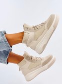 Sneakersy za kostkę RIESS BEIGE