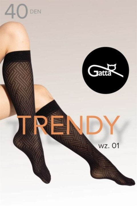 Podkolanówki TRENDY LINE KNEE 01