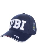 Bejsbolówka czapka z daszkiem FBI UNISEX (Granatowy)