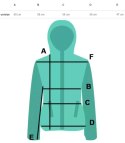 Ciepła oversizowa bluza BASIC hoodie (Czerwony)