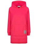 Ciepła oversizowa bluza BASIC hoodie (Różowy)