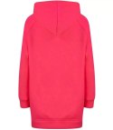 Ciepła oversizowa bluza BASIC hoodie (Różowy)