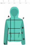 Ciepła oversizowa bluza BASIC hoodie (Zielony)