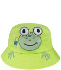 Dziecięcy Kapelusz czapka BUCKET HAT żabka (Zielony)