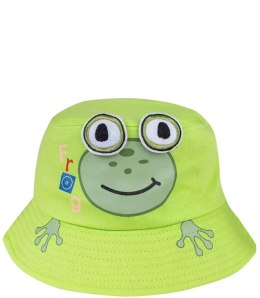 Dziecięcy Kapelusz czapka BUCKET HAT żabka (Zielony)