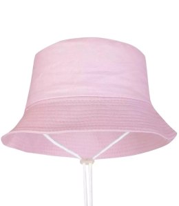 Dziecięcy kapelusz czapka BUCKET HAT jednokolorowa (Różowy)