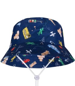 Kapelusz czapka BUCKET HAT nadruk dziecięcy (Wielokolorowy)