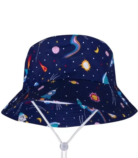 Kapelusz czapka BUCKET HAT nadruk dziecięcy (Wielokolorowy)