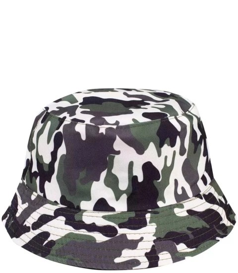 Kolorowy dwustronny kapelusz czapka BUCKET HAT (Zielony)