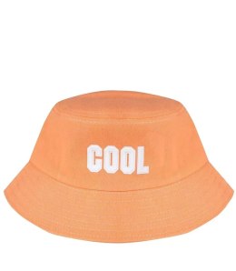 Kapelusz czapka BUCKET HAT z napisem COOL (Pomarańczowy)