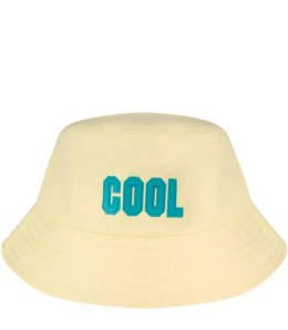 Kapelusz czapka BUCKET HAT z napisem COOL (Żółty)