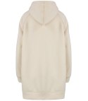 Ciepła oversizowa bluza BASIC hoodie (Beżowy)