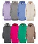 Ciepła oversizowa bluza BASIC hoodie (Beżowy)