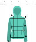 Ciepła oversizowa bluza BASIC hoodie (Zielony)