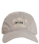 Czapka z daszkiem unisex z haftem BROOKLYN (Szary)