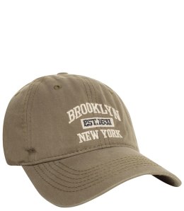 Czapka z daszkiem unisex z haftem BROOKLYN (Zielony)