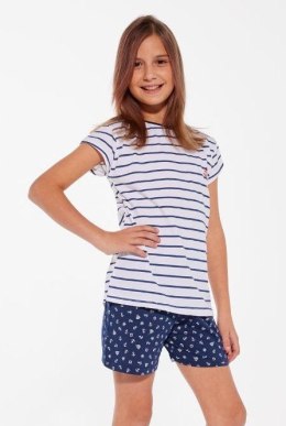 PIŻAMA GIRL YOUNG 246/103 MARINE KR