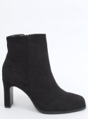 Botki na obcasie MADISON BLACK SUEDE