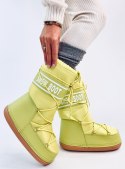 Snow boots wysokie TANGE FLU YELLOW