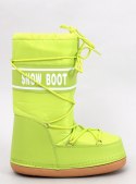 Snow boots wysokie TANGE FLU YELLOW