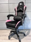 Fotel obrotowy gamingowy HERO POKER PRO PINK ALCANTARA