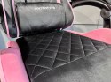 Fotel obrotowy gamingowy HERO POKER PRO PINK ALCANTARA