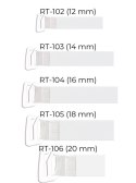 RAMIĄCZKA SILIKONOWE Z METALOWYM ZACZEPEM RT-102 12MM