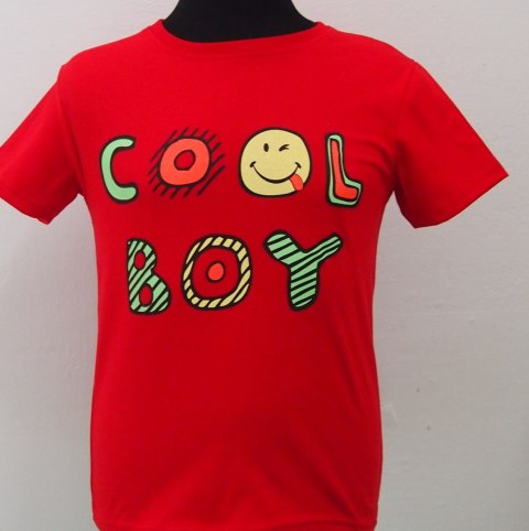 BLUZKA CHŁOPIĘCA COOL BOY KR R.110-122 SALE