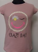 BLUZKA DZIEWCZĘCA CRAZY DAY KR R.170 SALE