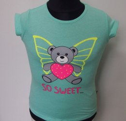 BLUZKA DZIEWCZĘCA SO SWEET KR R.110-122 SALE