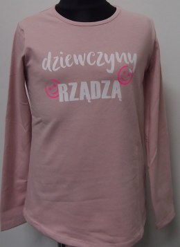 BLUZKA DZIEWCZYNY RZĄDZĄ DR R.158-164 SALE