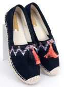 Espadryle boho z frędzlem BIRNA BLACK